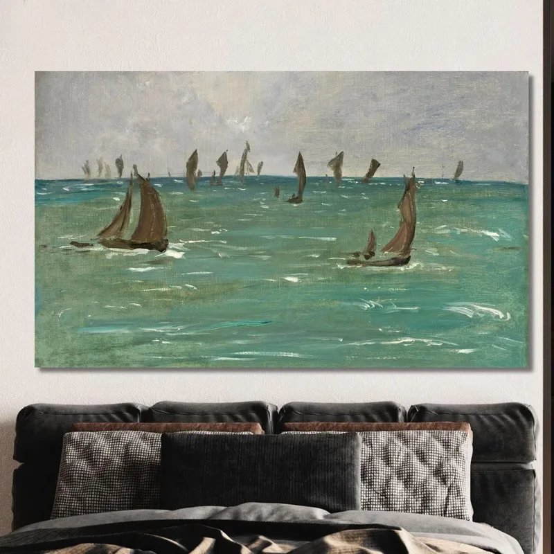Barcos En Berck-Sur-Mer Édouard Manet