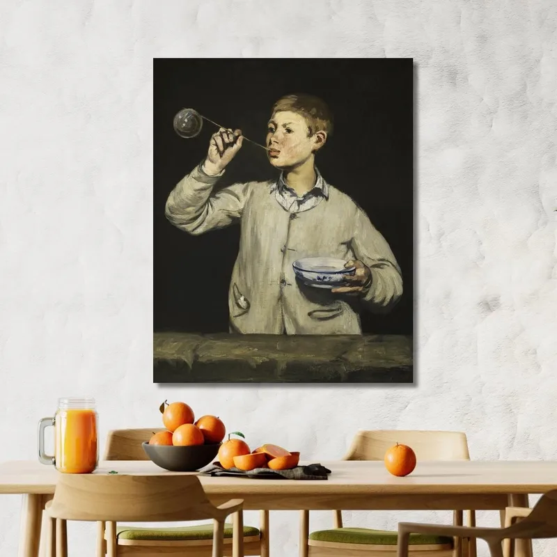 Niño Soplando Burbujas Édouard Manet