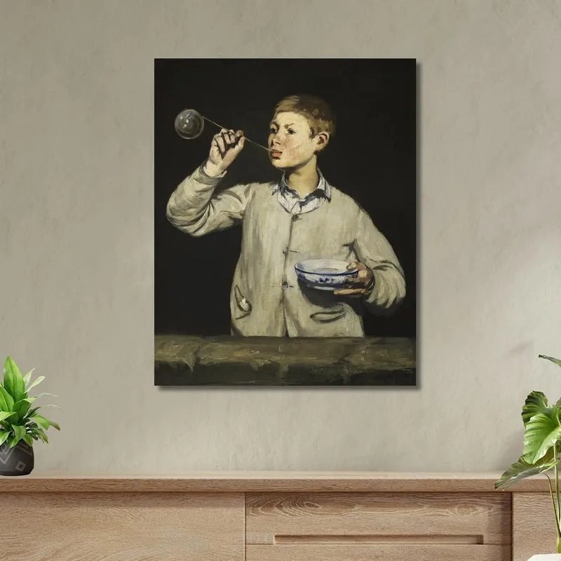 Niño Soplando Burbujas Édouard Manet