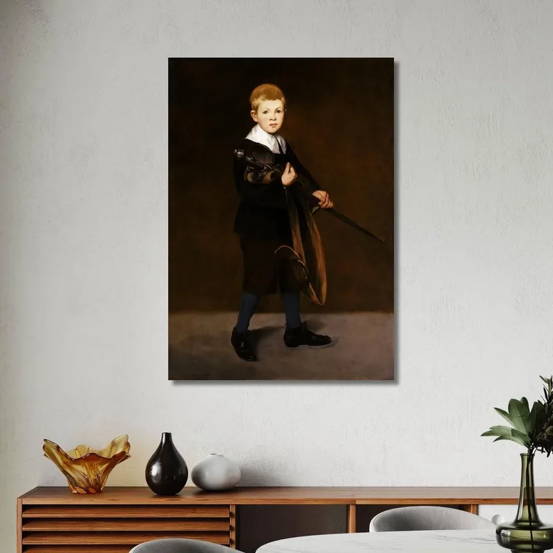 Niño Llevando Una Espada Édouard Manet