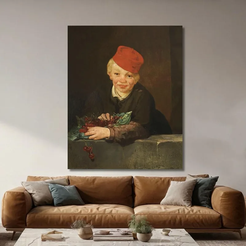 Niño Con Cerezas Édouard Manet