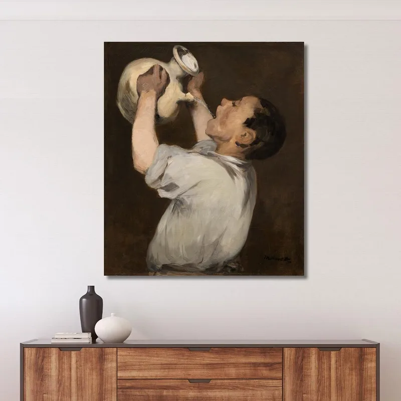 Niño Con Cántaro La Régalade Édouard Manet