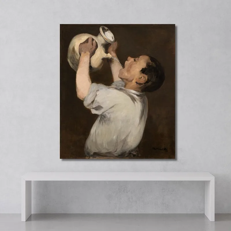 Niño Con Cántaro La Régalade Édouard Manet