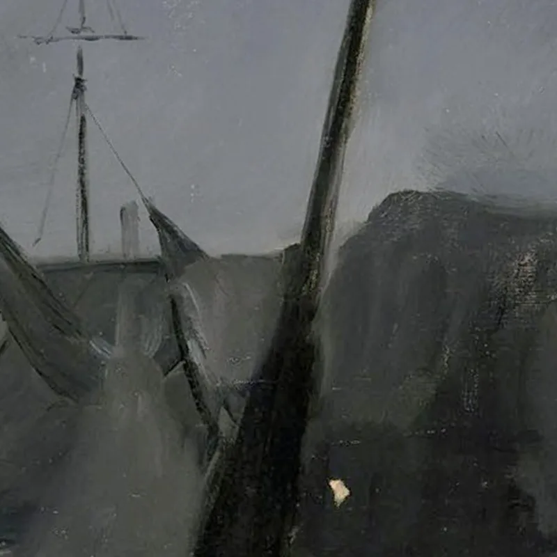 Luz De Luna Sobre El Puerto De Boulogne Luz De Luna Sobre El Puerto De Boulogne 1869 Édouard Manet