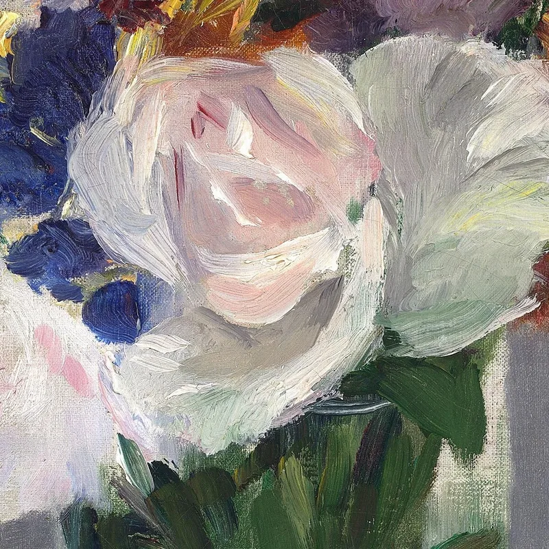 Fiori In Un Vaso Di Cristallo Édouard Manet