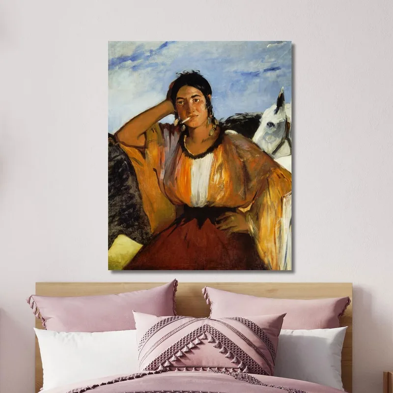 Zingara Con Una Sigaretta Édouard Manet