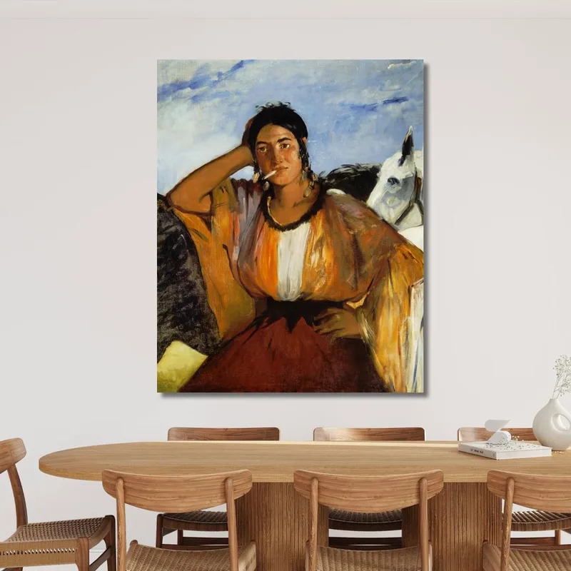 Zingara Con Una Sigaretta Édouard Manet