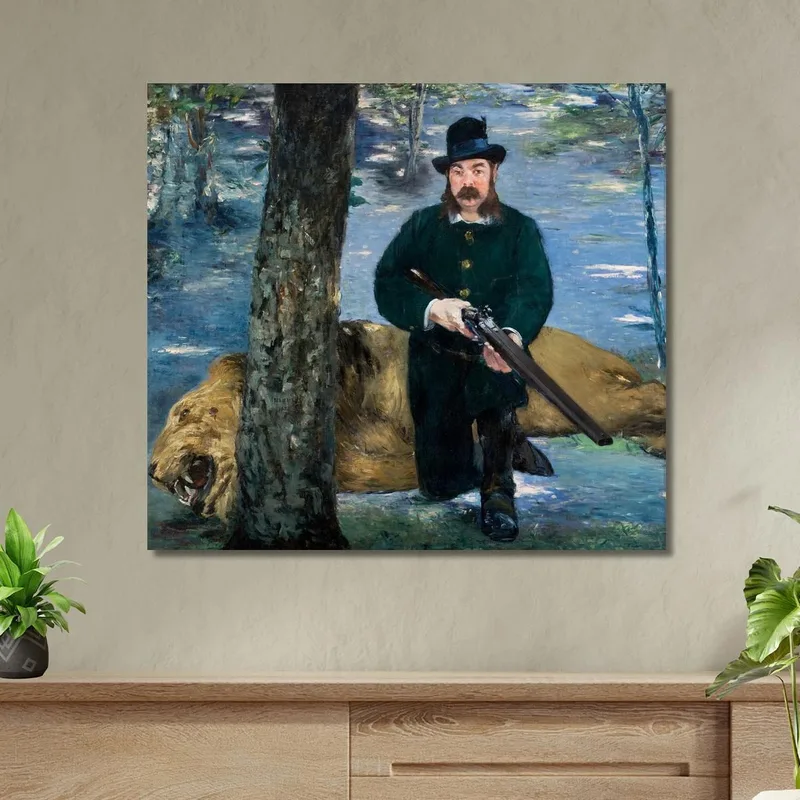 Sr. Eugène Petuiset El Cazador De Leones Édouard Manet
