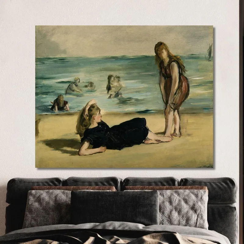 Sulla Spiaggia 1868 Édouard Manet