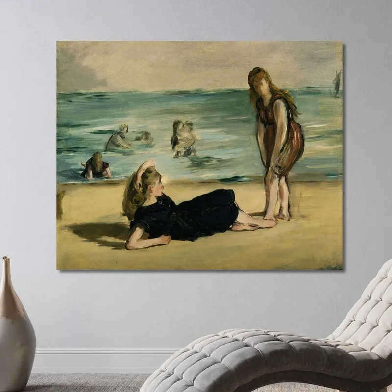 Sulla Spiaggia 1868 Édouard Manet