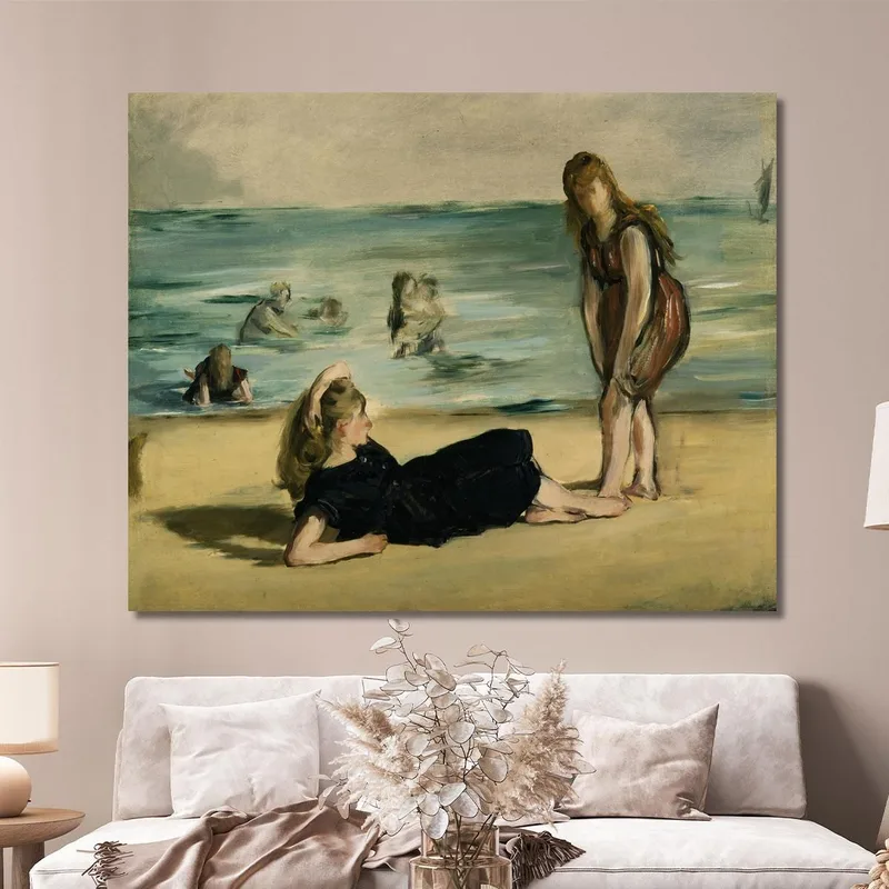 Sulla Spiaggia 1868 Édouard Manet