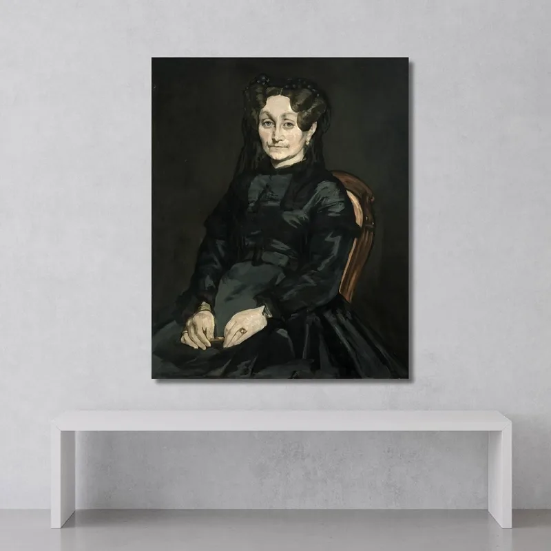 Retrato De Señora Auguste Manet Édouard Manet