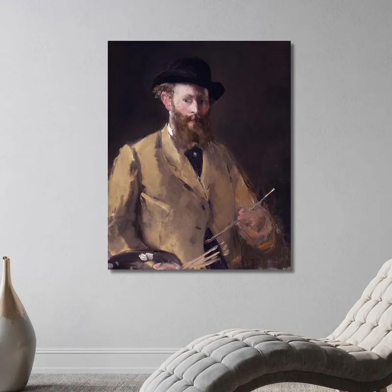 Self-Portrait With Palette Édouard Manet