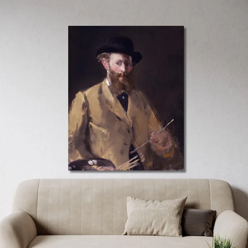 Self-Portrait With Palette Édouard Manet