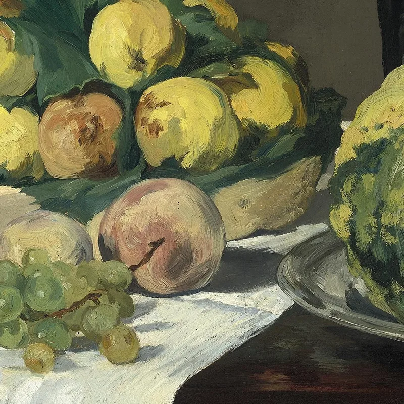 Nature Morte Au Melon Et Aux Pêches Édouard Manet