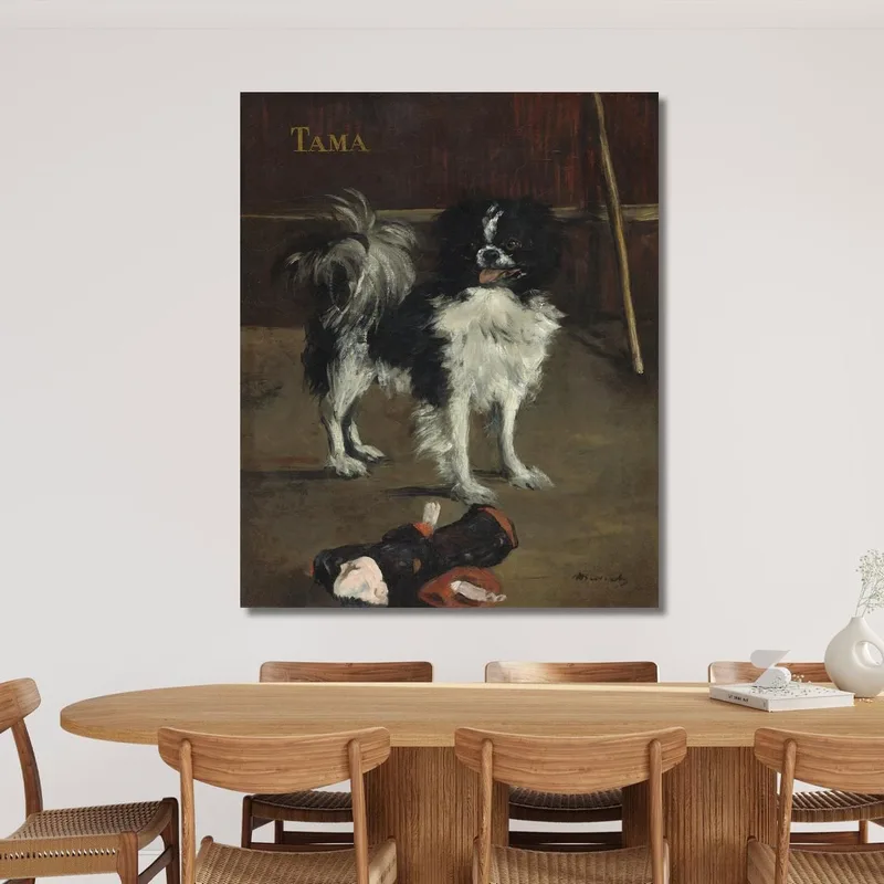 Perro Japonés Tamathe Édouard Manet