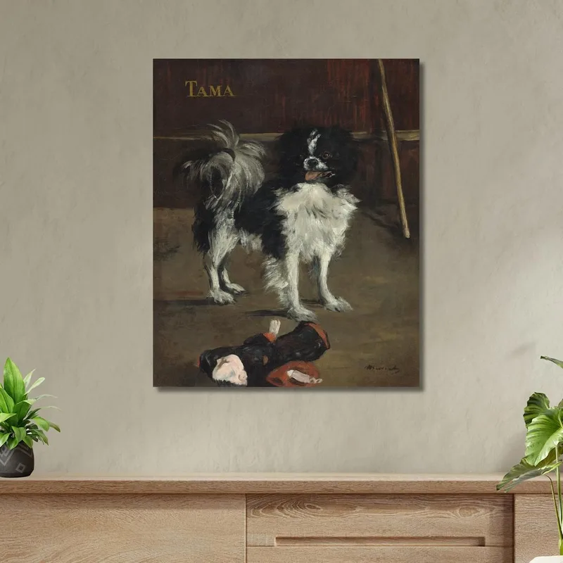 Perro Japonés Tamathe Édouard Manet