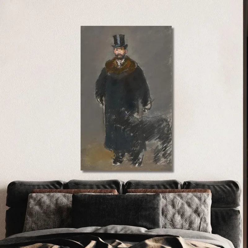 El Hombre Con El Perro Édouard Manet