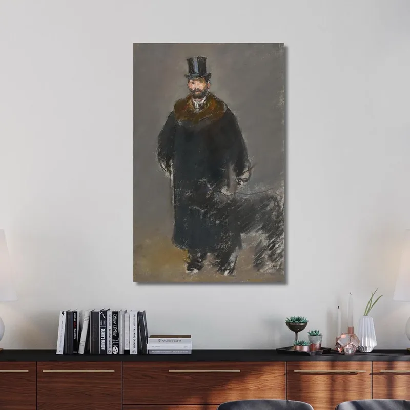 El Hombre Con El Perro Édouard Manet