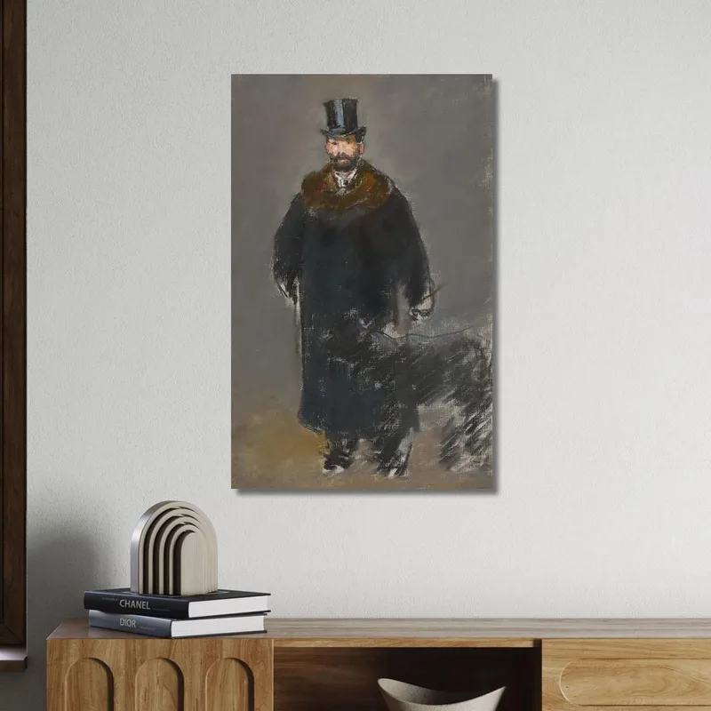El Hombre Con El Perro Édouard Manet