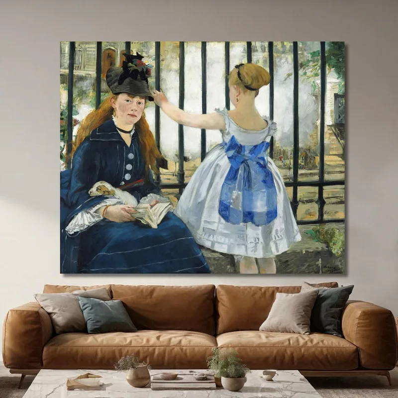 La Vía Del Tren Édouard Manet