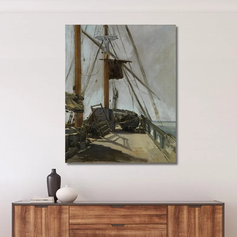 La Cubierta Del Barco Édouard Manet