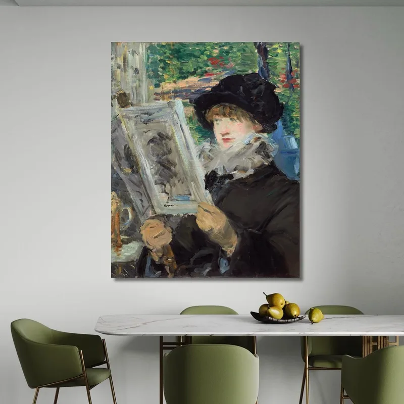 Mujer Leyendo Édouard Manet