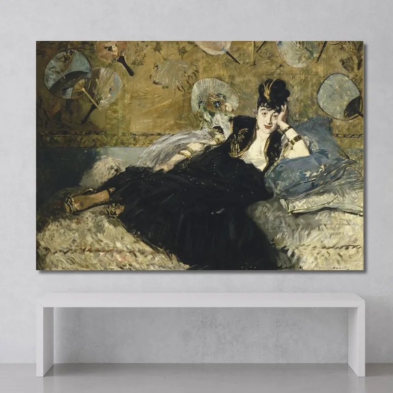 Donna Con Tifosi Édouard Manet