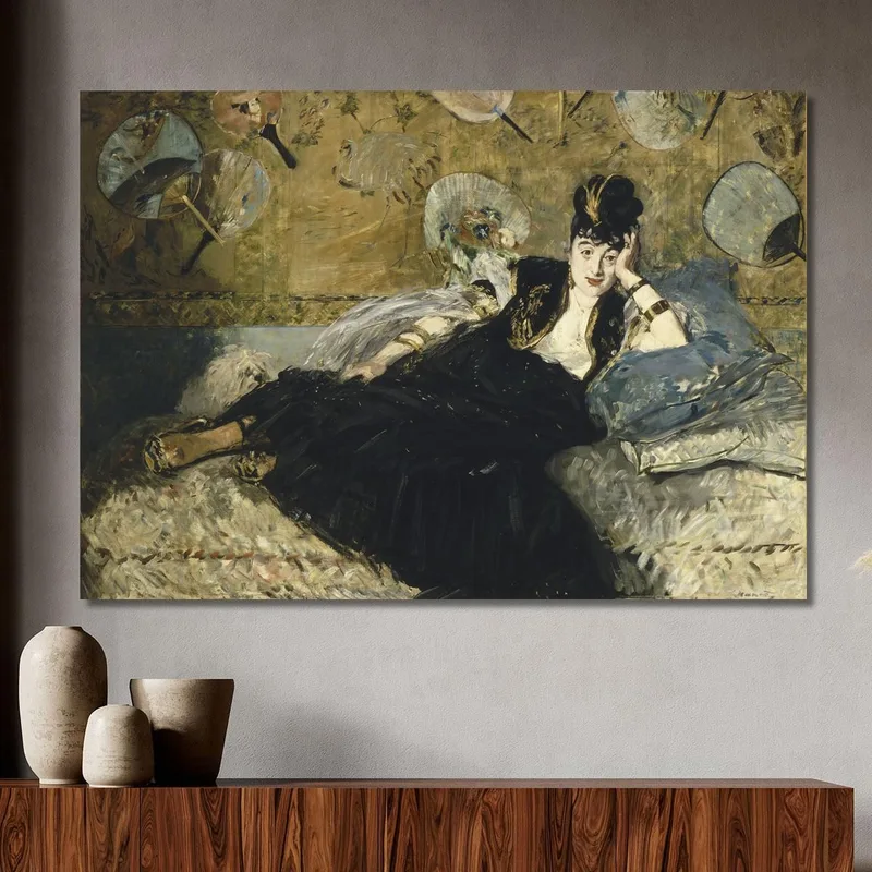 Donna Con Tifosi Édouard Manet
