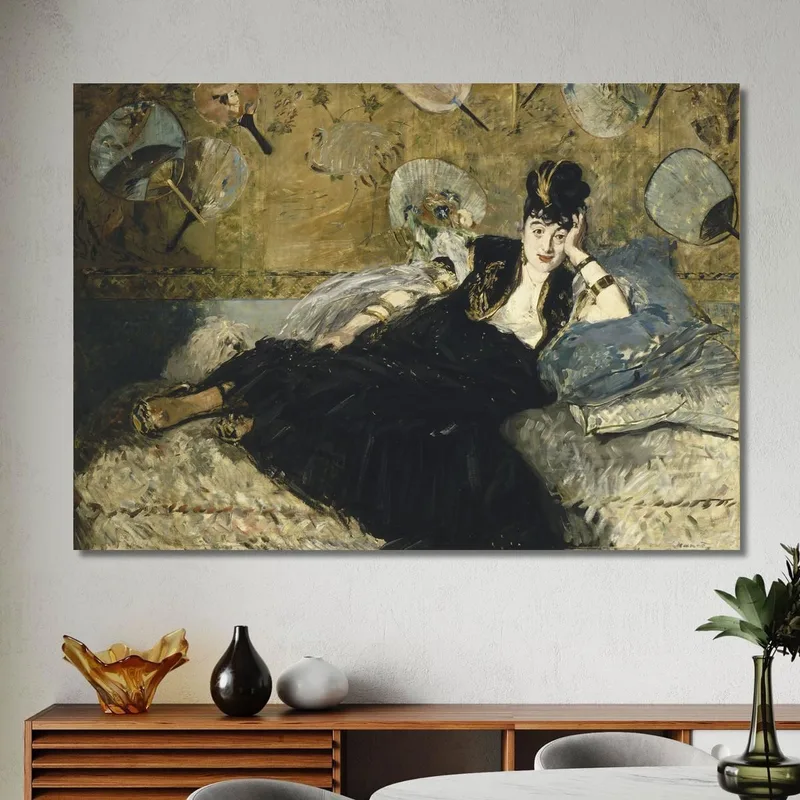 Donna Con Tifosi Édouard Manet