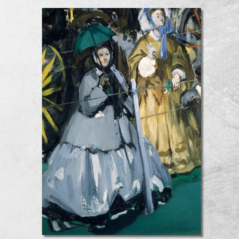 Donne Alle Corse Édouard Manet quadro stampa su tela