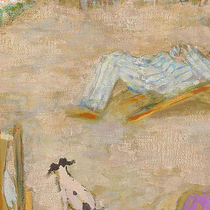At The Pavilions In Cricqueboeuf. In Front Of The House Édouard Vuillard