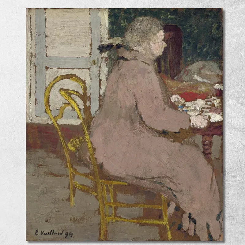 Colazione Édouard Vuillard quadro stampa su tela