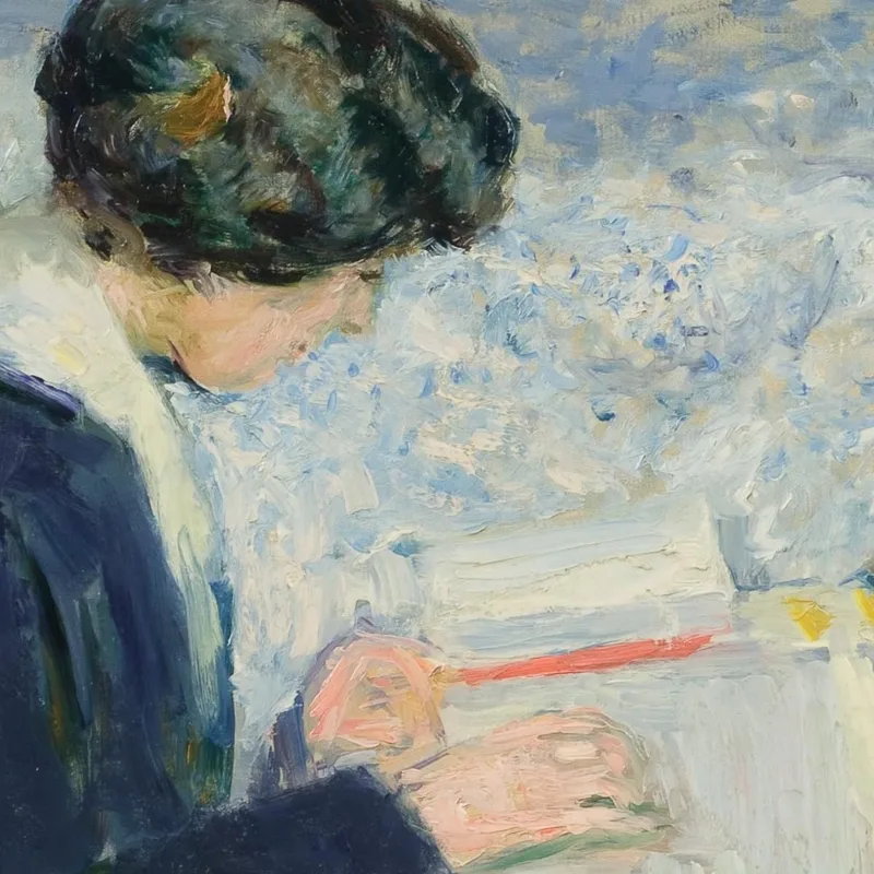Lucy Hessel Leyendo A Lucy Hessel Lisant Édouard Vuillard
