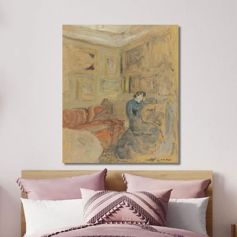 Madame Hessel Nel Suo Piccolo Soggiorno Édouard Vuillard