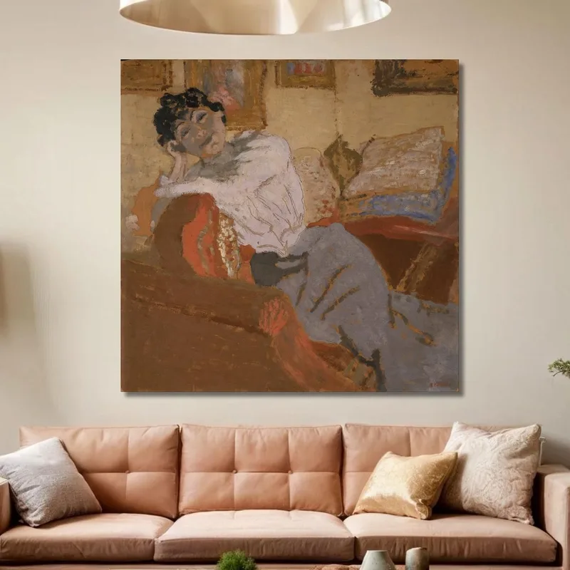 Madame Hessel Auf Dem Sofa Édouard Vuillard