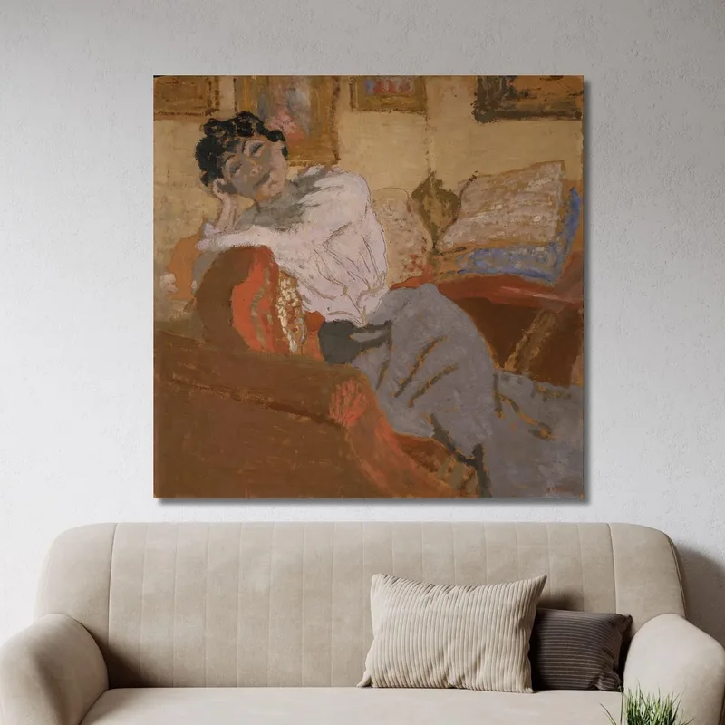 Madame Hessel Auf Dem Sofa Édouard Vuillard