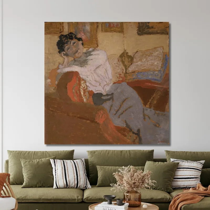 Madame Hessel Auf Dem Sofa Édouard Vuillard
