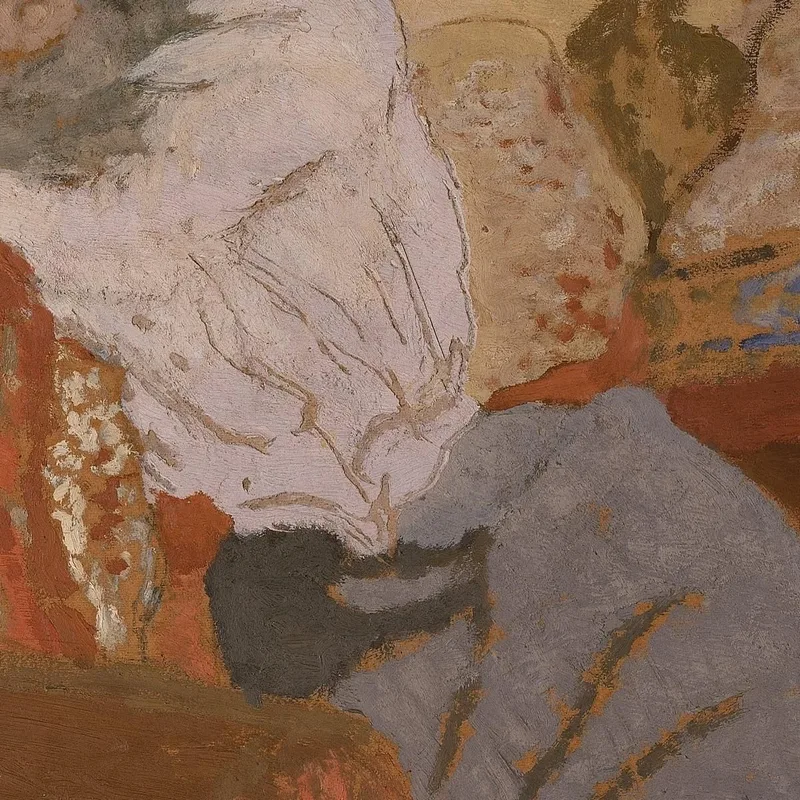Madame Hessel Auf Dem Sofa Édouard Vuillard