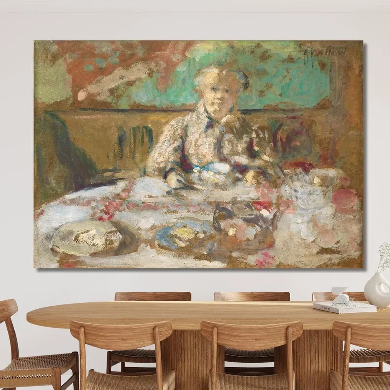 Madame Vuillard À Table Édouard Vuillard