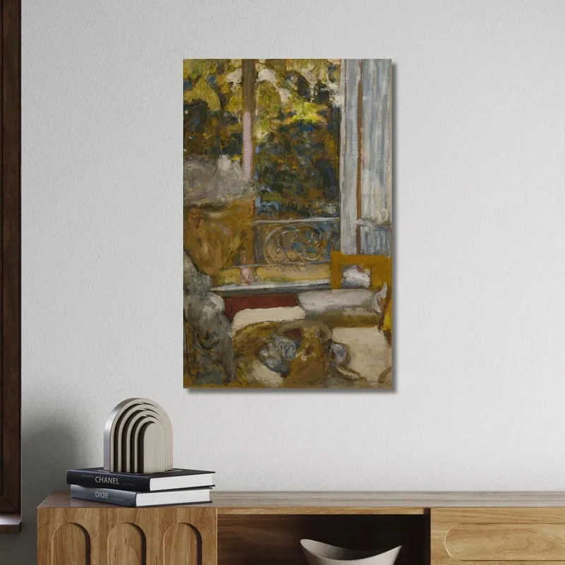 Madame Vuillard Au Petit-Déjeuner À La Toquade Édouard Vuillard