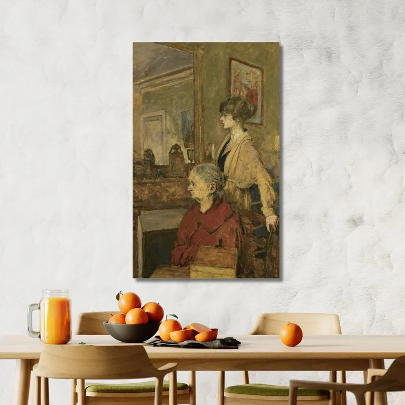 Madame Vuillard Und Annette Rue De Calais Édouard Vuillard