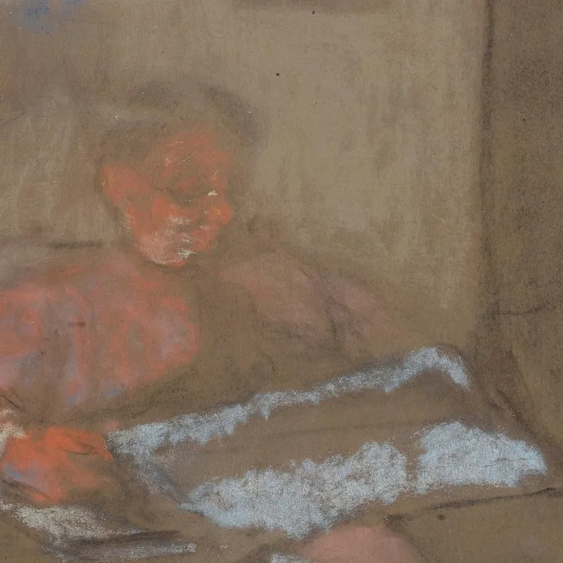 Madame Vuillard Liest Die Zeitung Édouard Vuillard
