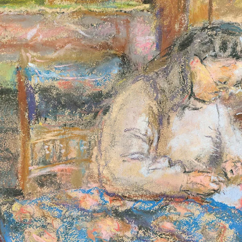 Madame Vuillard Writing Vaucresson Édouard Vuillard