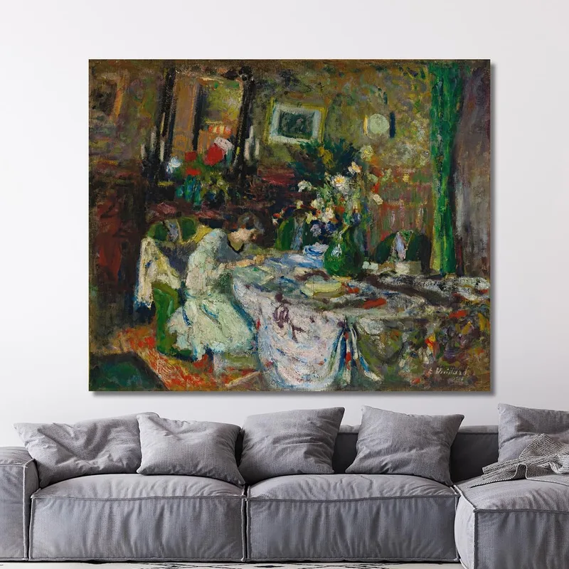 Marcelle Aron Dans La Salle À Manger Au Château-Rouge Édouard Vuillard