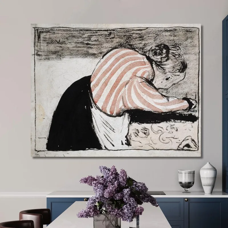 Old Woman Setting The Table Édouard Vuillard
