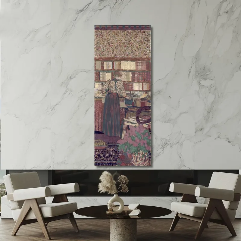 Characters In An Interior. The Choice Of Books Édouard Vuillard