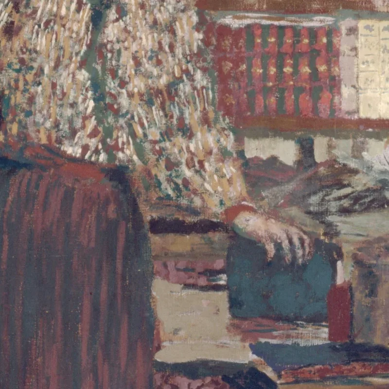 Characters In An Interior. The Choice Of Books Édouard Vuillard