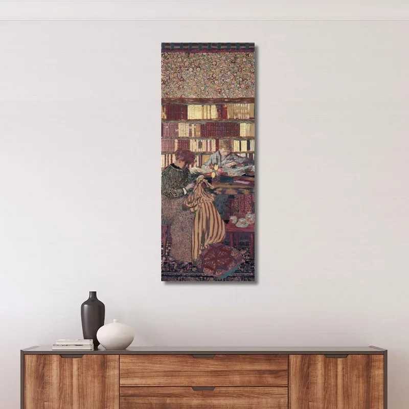 Personnages Dans Un Intérieur. Le Travail Édouard Vuillard