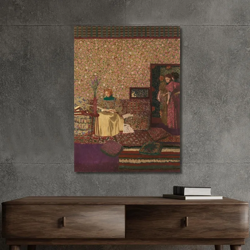 Charaktere In Einem Innenraum. Privatsphäre Édouard Vuillard